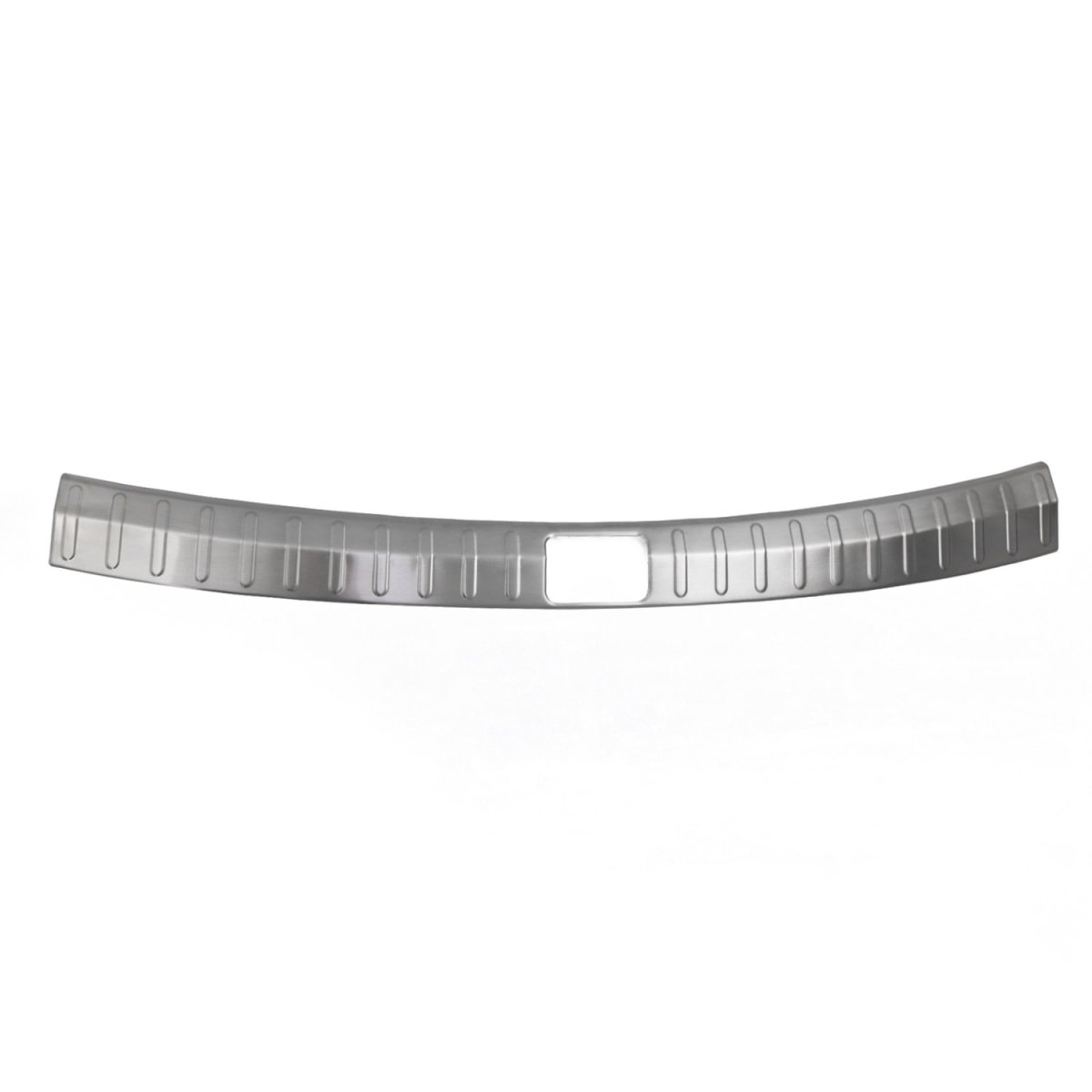 Volkswagen Tiguan Rear Bumper Sill Cover - Omac - S.Steel - Brushed Silver - '18-'24